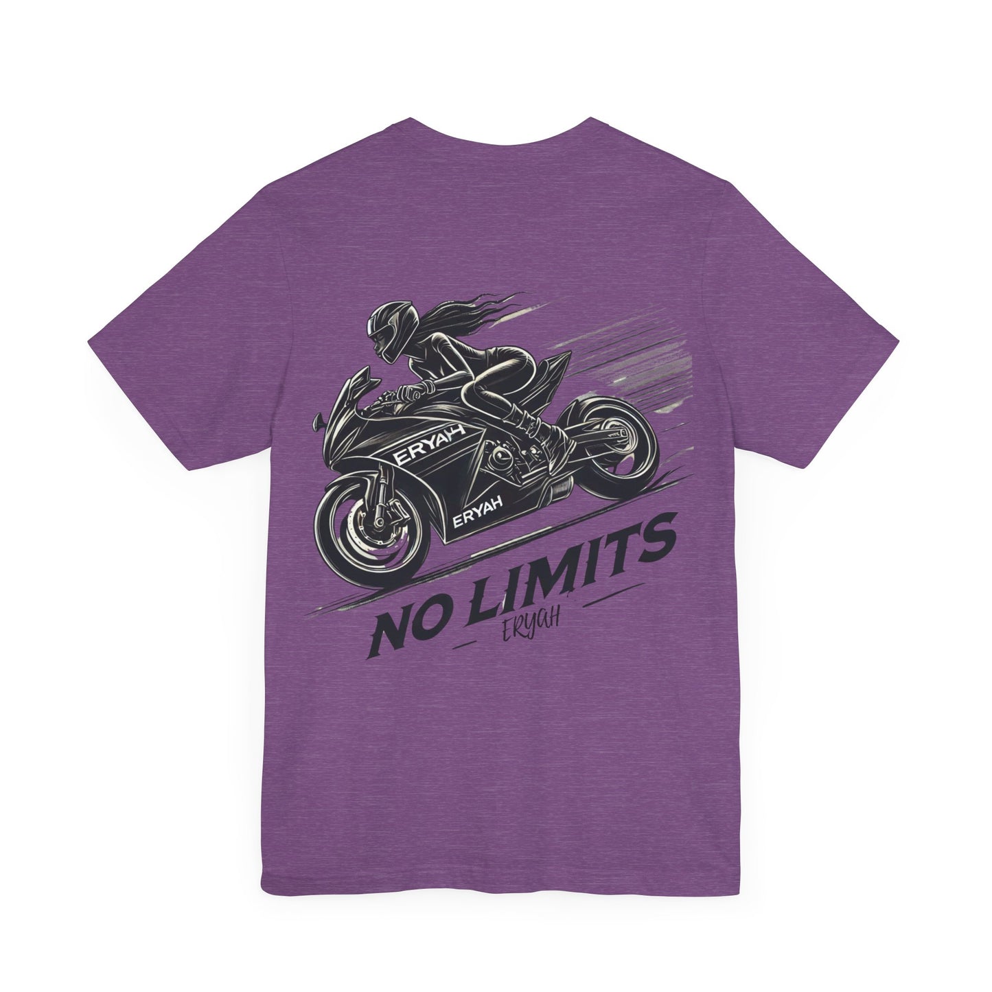"No Limits, ERYAH"  Tee – Ride Fast, Live Fearless