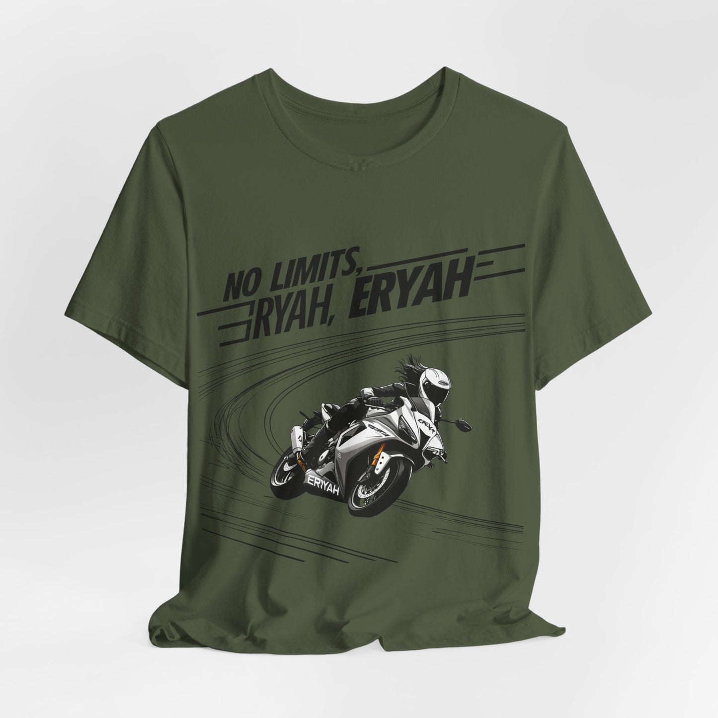 'No Limits, ERYAH' Motorcycle Tee