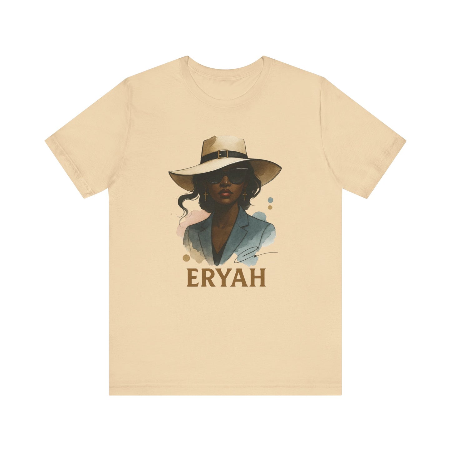 🎀"Eryah Elegance" Portrait Tee – The Art of Mystique🎀