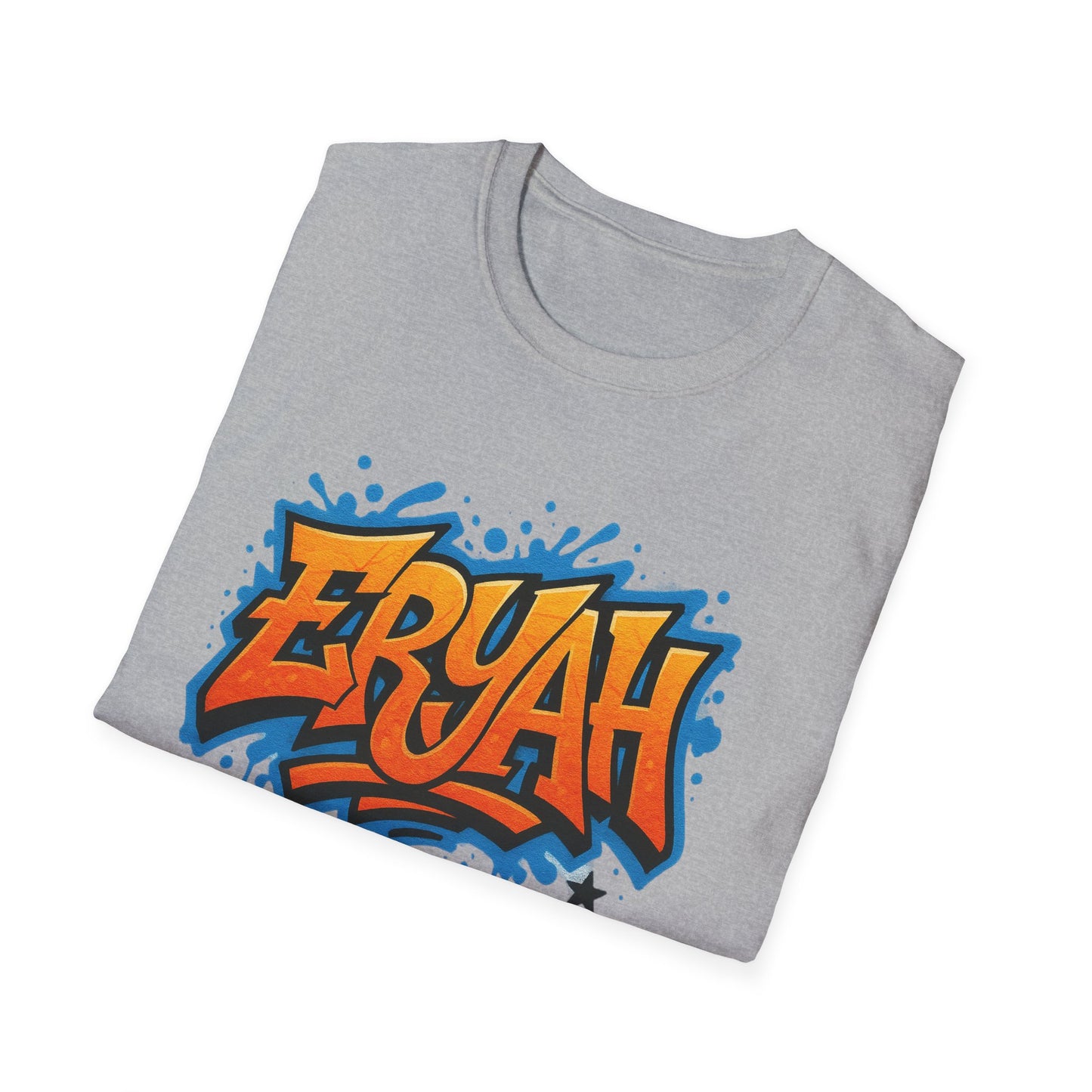 "ERYAH" Graffiti Urban – Street Art Rebellion Tee" 🎨 THIS AIN’T A SHIRT—IT’S A WALL YOU CAN WEAR 🎨