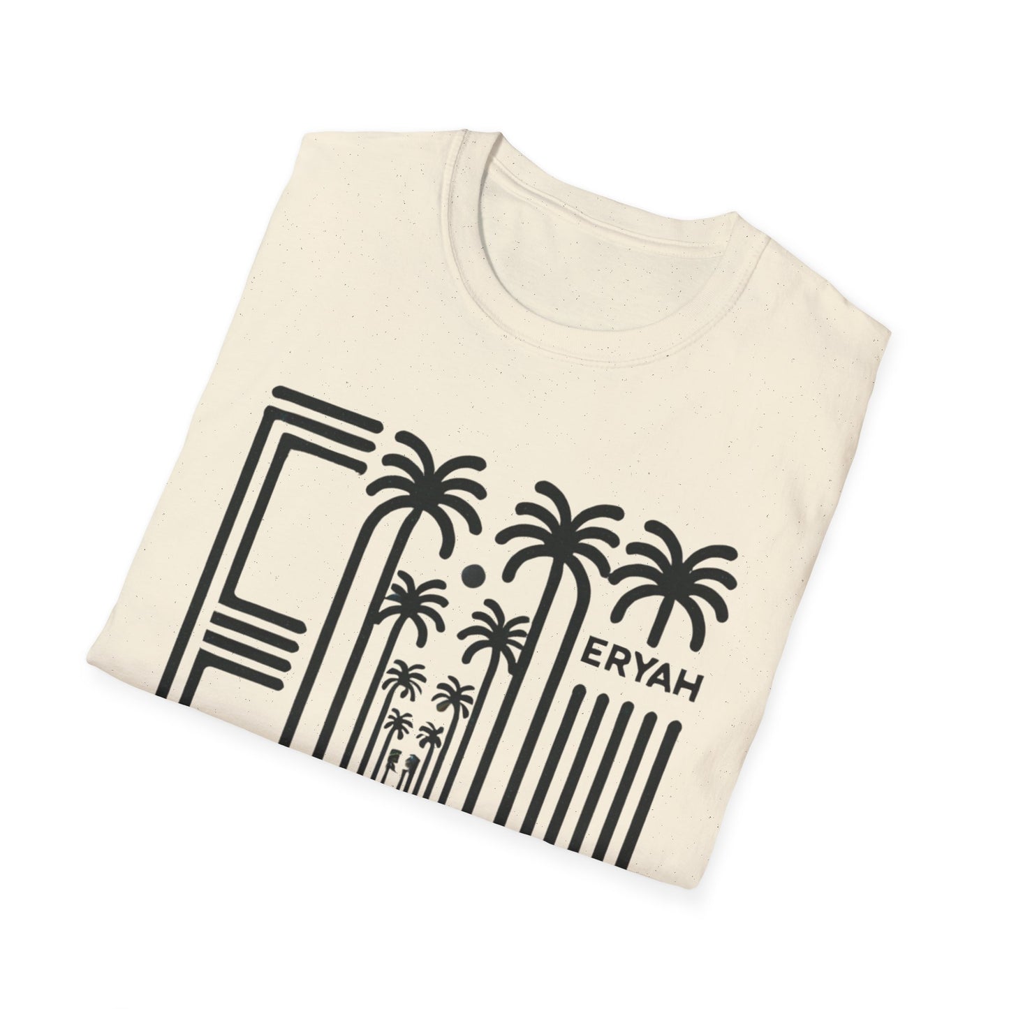 🌴 ERYAH "DESERT OASIS" PALM PATHWAY TEE — MINIMALIST WANDERLUST VIBES 🌴