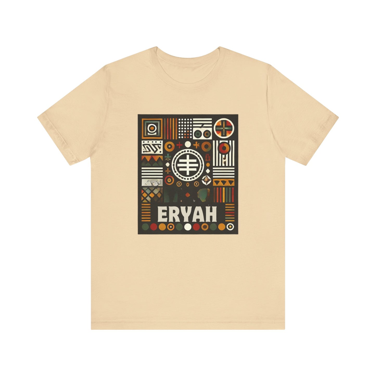 Global Tribal Print Tee - Vibrant Geometric & Symbolic Unisex