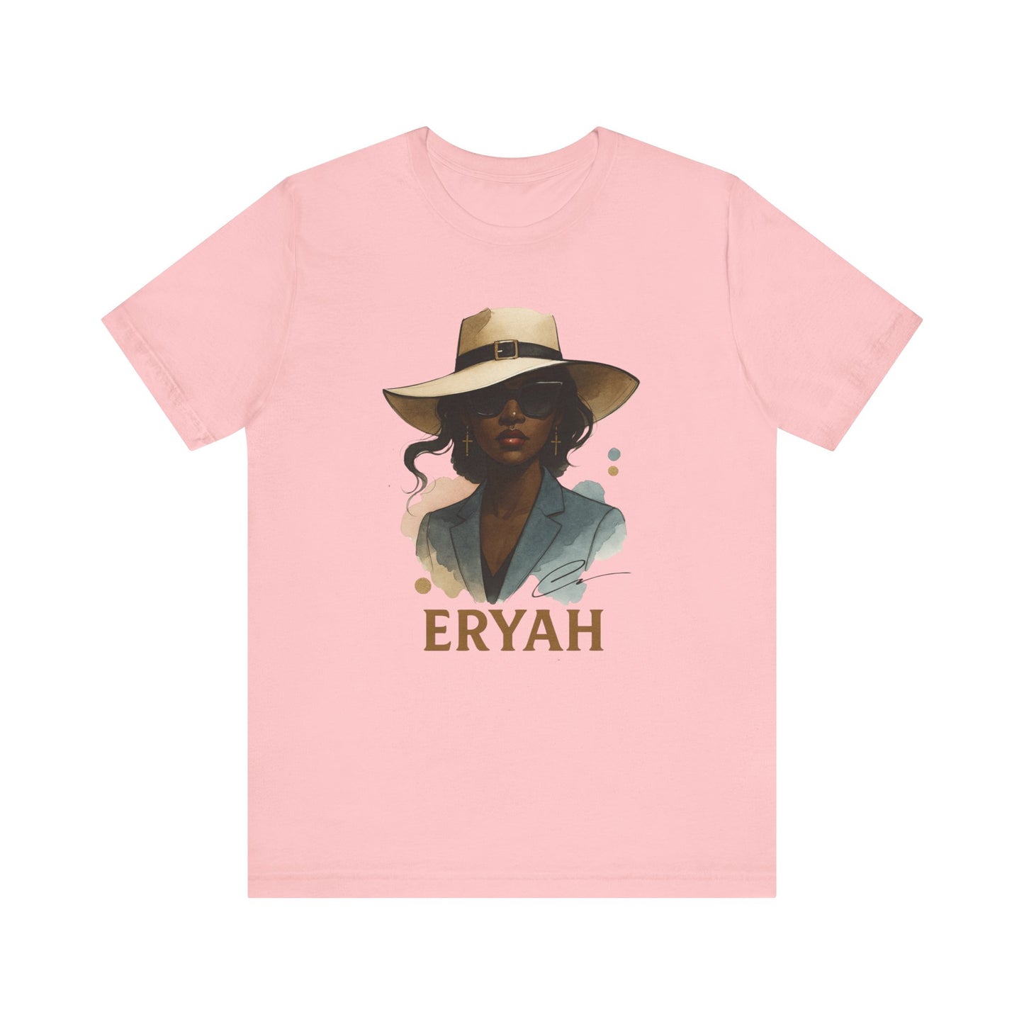 🎀 "Eryah Elegance" Portrait Tee – The Art of Mystique