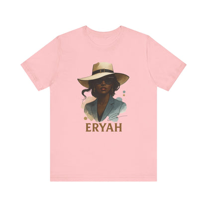 🎀 "Eryah Elegance" Portrait Tee – The Art of Mystique