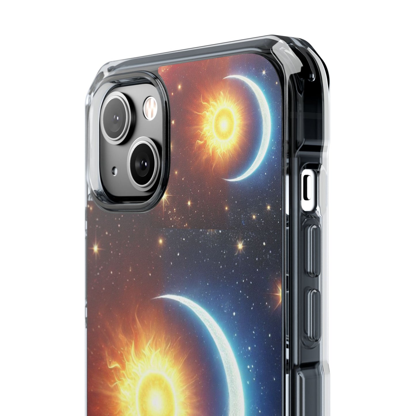 Cosmic Sun & Moon Design, Phone Case