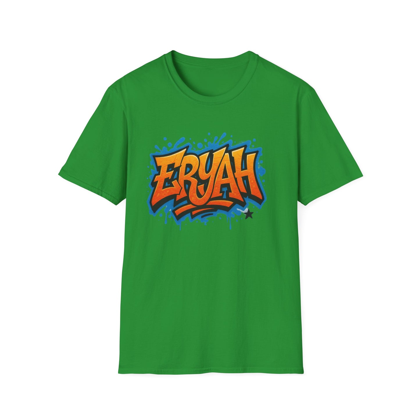 "ERYAH" Graffiti Urban – Street Art Rebellion Tee" 🎨 THIS AIN’T A SHIRT—IT’S A WALL YOU CAN WEAR 🎨