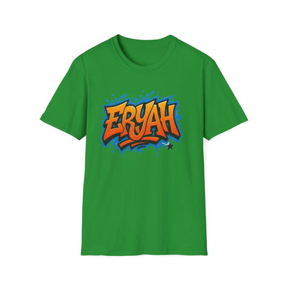 "ERYAH" Graffiti Urban – Street Art Rebellion Tee" 🎨 THIS AIN’T A SHIRT—IT’S A WALL YOU CAN WEAR 🎨