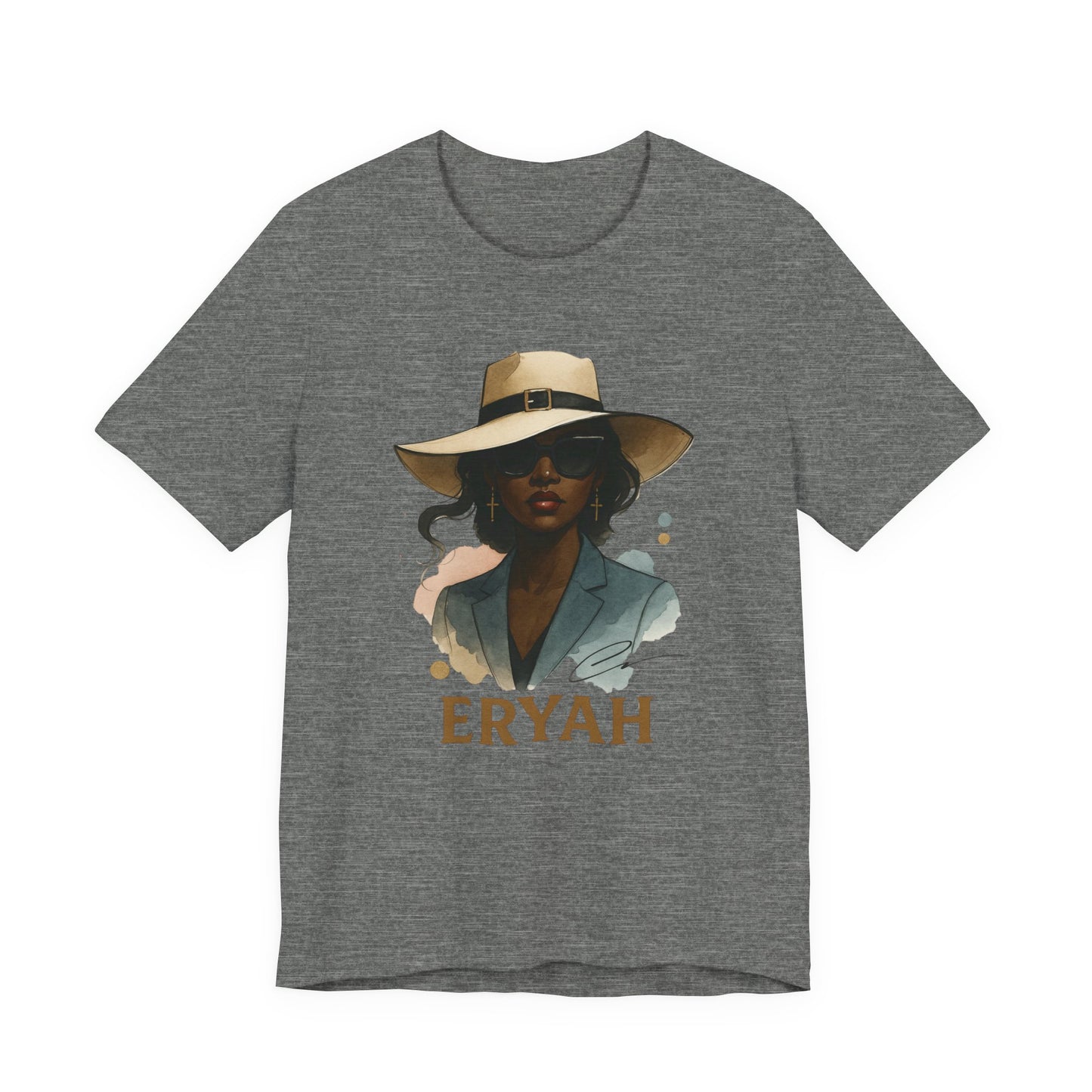 🎀 "Eryah Elegance" Portrait Tee – The Art of Mystique