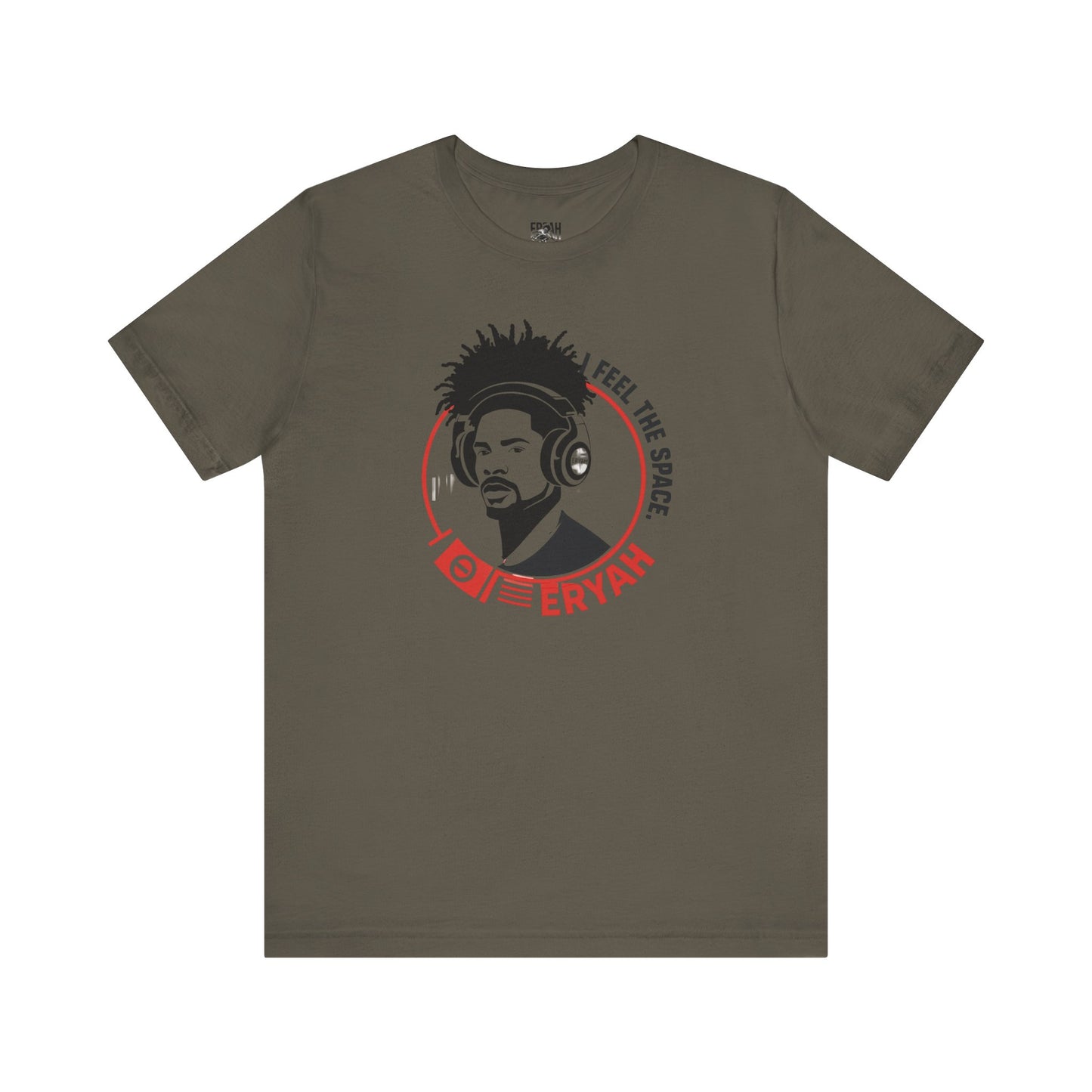 "I Feel The Space – Rasta Headphone Tee"