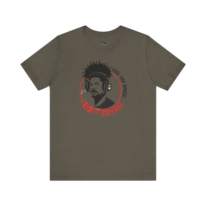 "I Feel The Space – Rasta Headphone Tee"