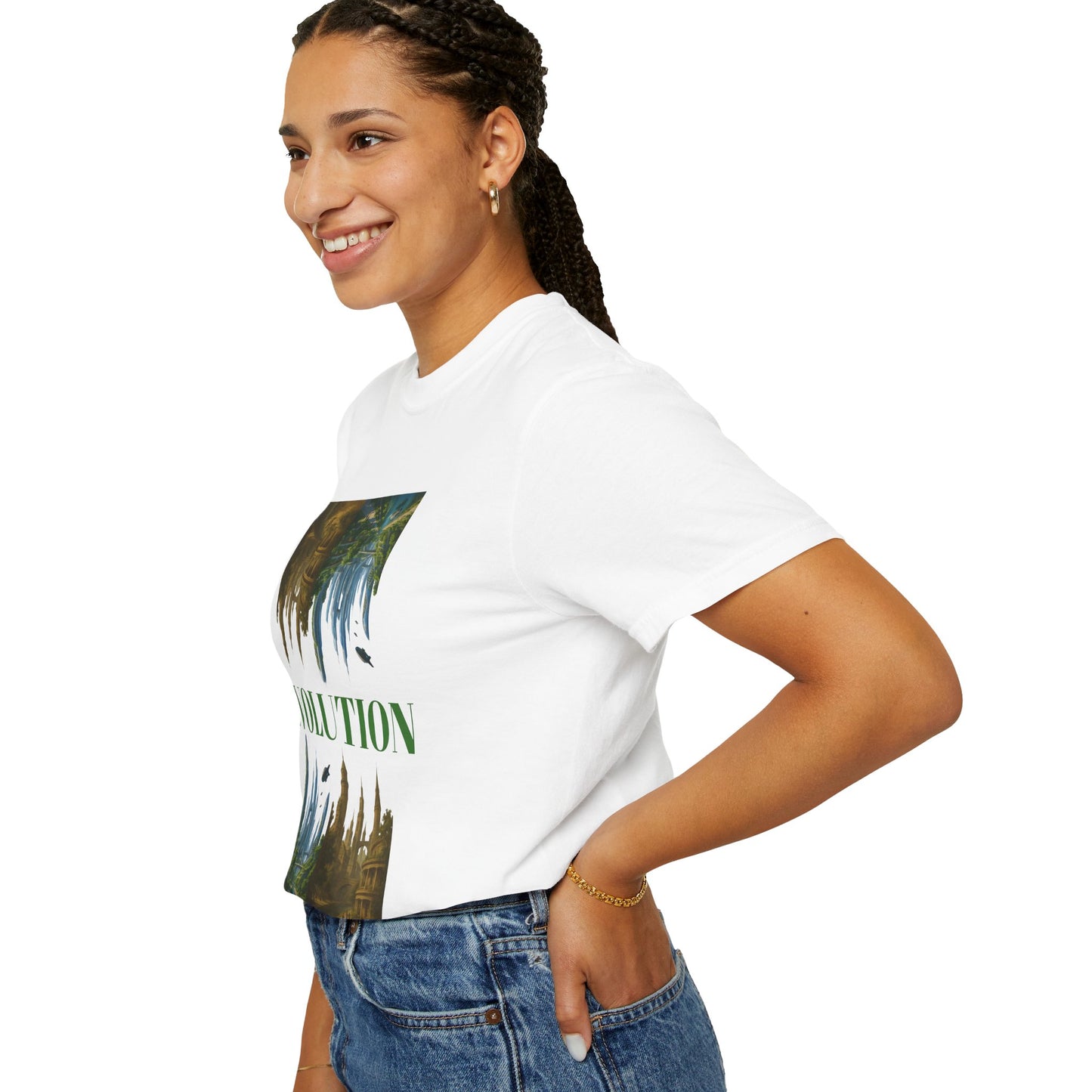 Transformative EVOLUTION T-Shirt - Reflective City/Nature Print
