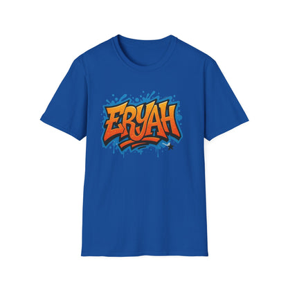 "ERYAH" Graffiti Urban – Street Art Rebellion Tee" 🎨 THIS AIN’T A SHIRT—IT’S A WALL YOU CAN WEAR 🎨