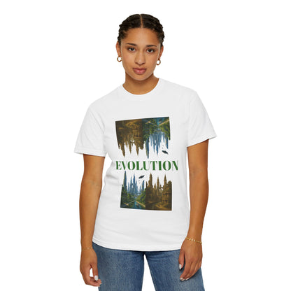 Transformative EVOLUTION T-Shirt - Reflective City/Nature Print