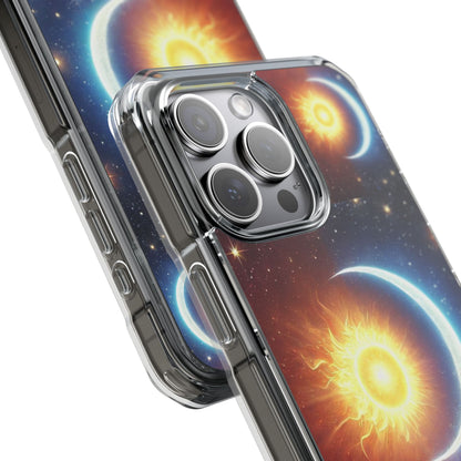 Cosmic Sun & Moon Design, Phone Case