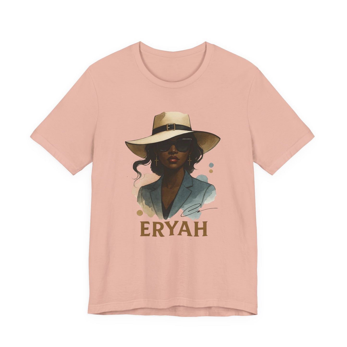 🎀 "Eryah Elegance" Portrait Tee – The Art of Mystique
