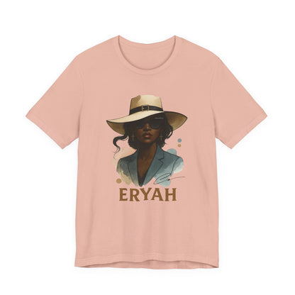 🎀 "Eryah Elegance" Portrait Tee – The Art of Mystique