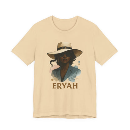 🎀 "Eryah Elegance" Portrait Tee – The Art of Mystique