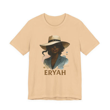 🎀 "Eryah Elegance" Portrait Tee – The Art of Mystique