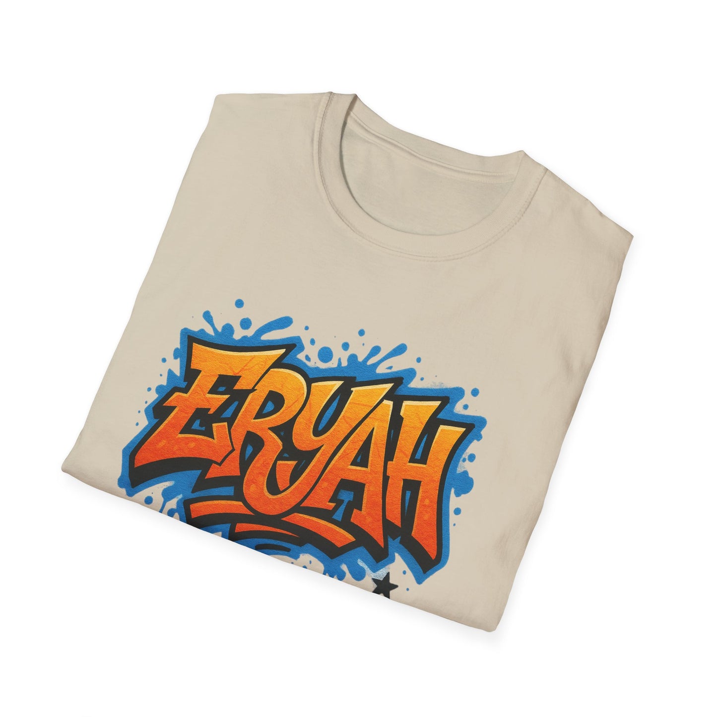 "ERYAH" Graffiti Urban – Street Art Rebellion Tee" 🎨 THIS AIN’T A SHIRT—IT’S A WALL YOU CAN WEAR 🎨