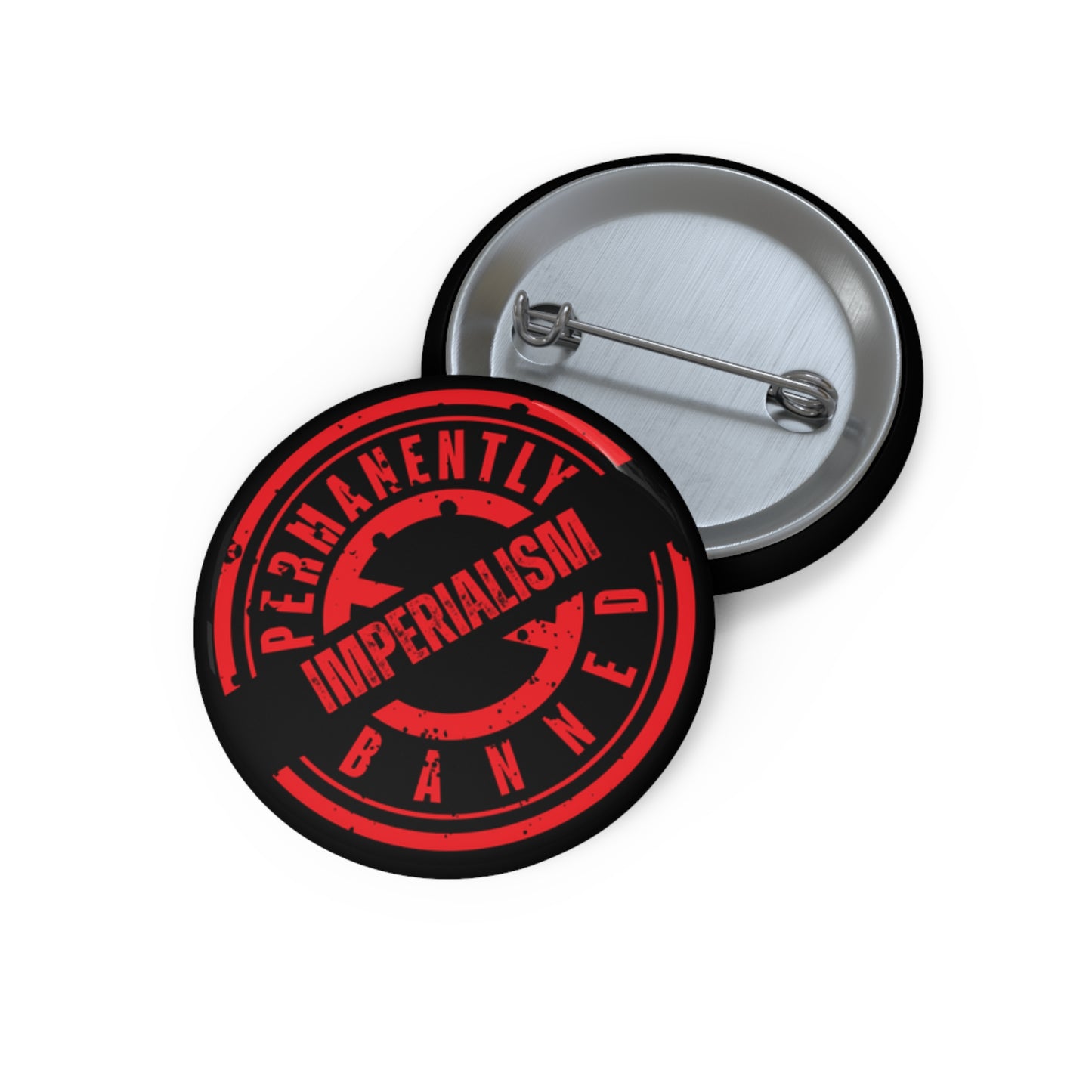 🔥 "Permanently Banned Imperialism" – Anti-Imperialist Statement Pin 🔥