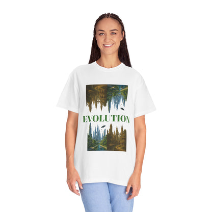 Transformative EVOLUTION T-Shirt - Reflective City/Nature Print