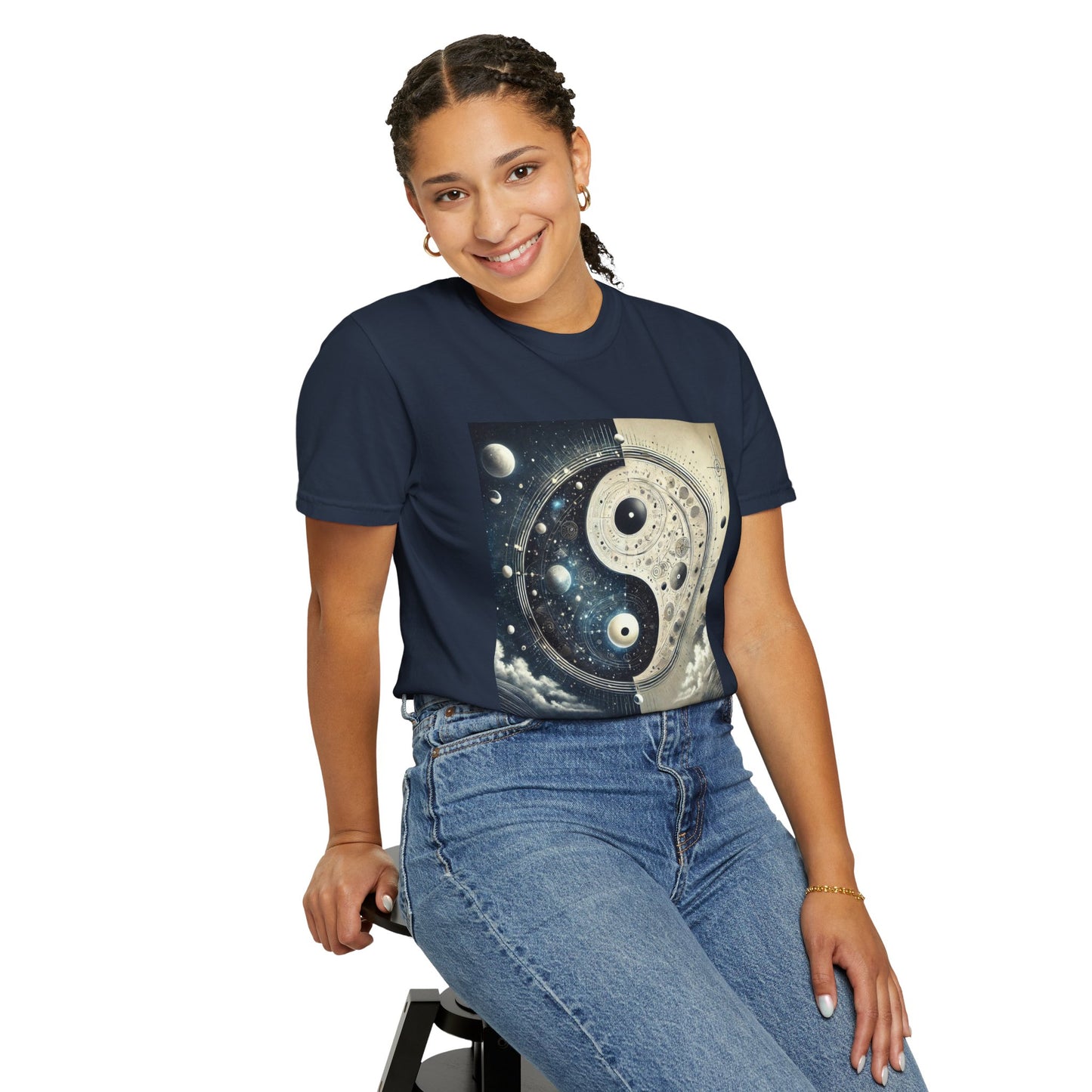 🌌 COSMIC BALANCE YIN YANG TEE – UNIVERSAL HARMONY WEAR 🌌