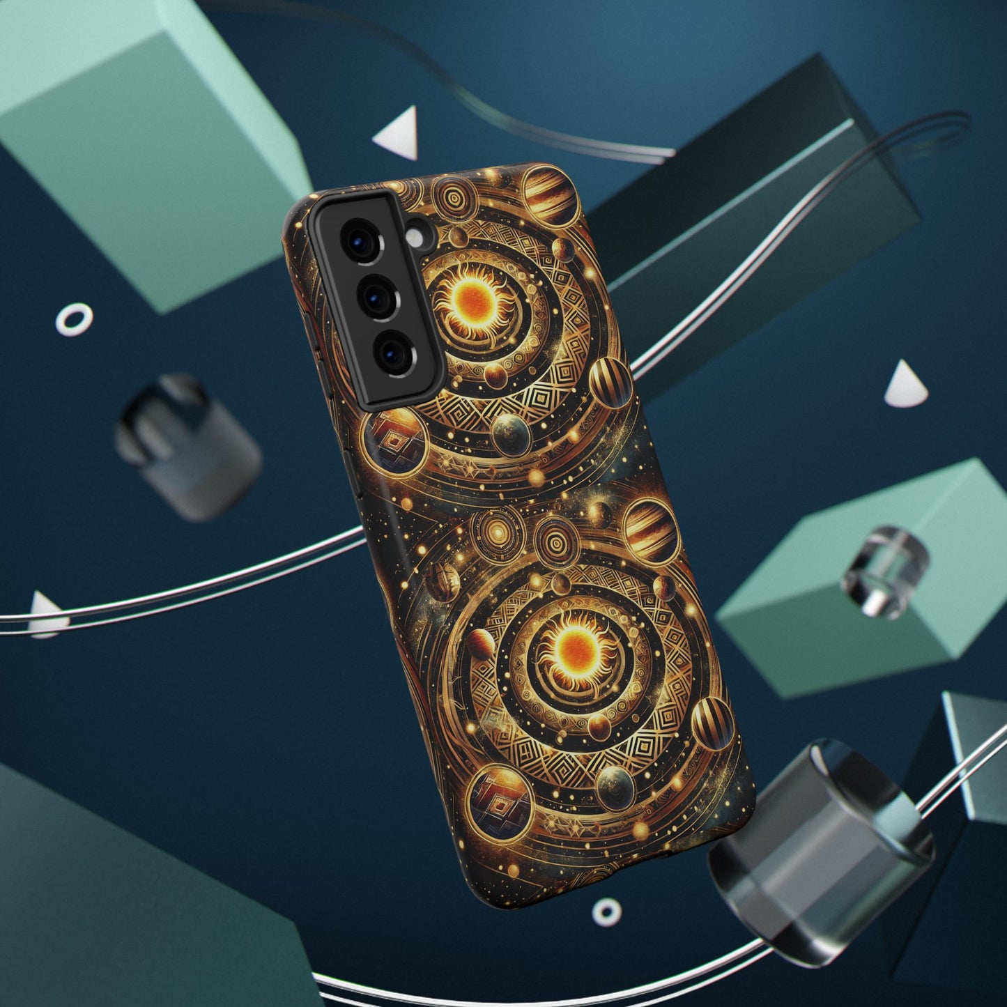 Galactic Impact-Resistant Phone Case, Cosmic Phone Cover, Space Theme Gift, Astronomy Accessories, Celestial Case for Stargazers