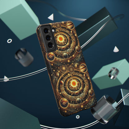 Galactic Impact-Resistant Phone Case, Cosmic Phone Cover, Space Theme Gift, Astronomy Accessories, Celestial Case for Stargazers