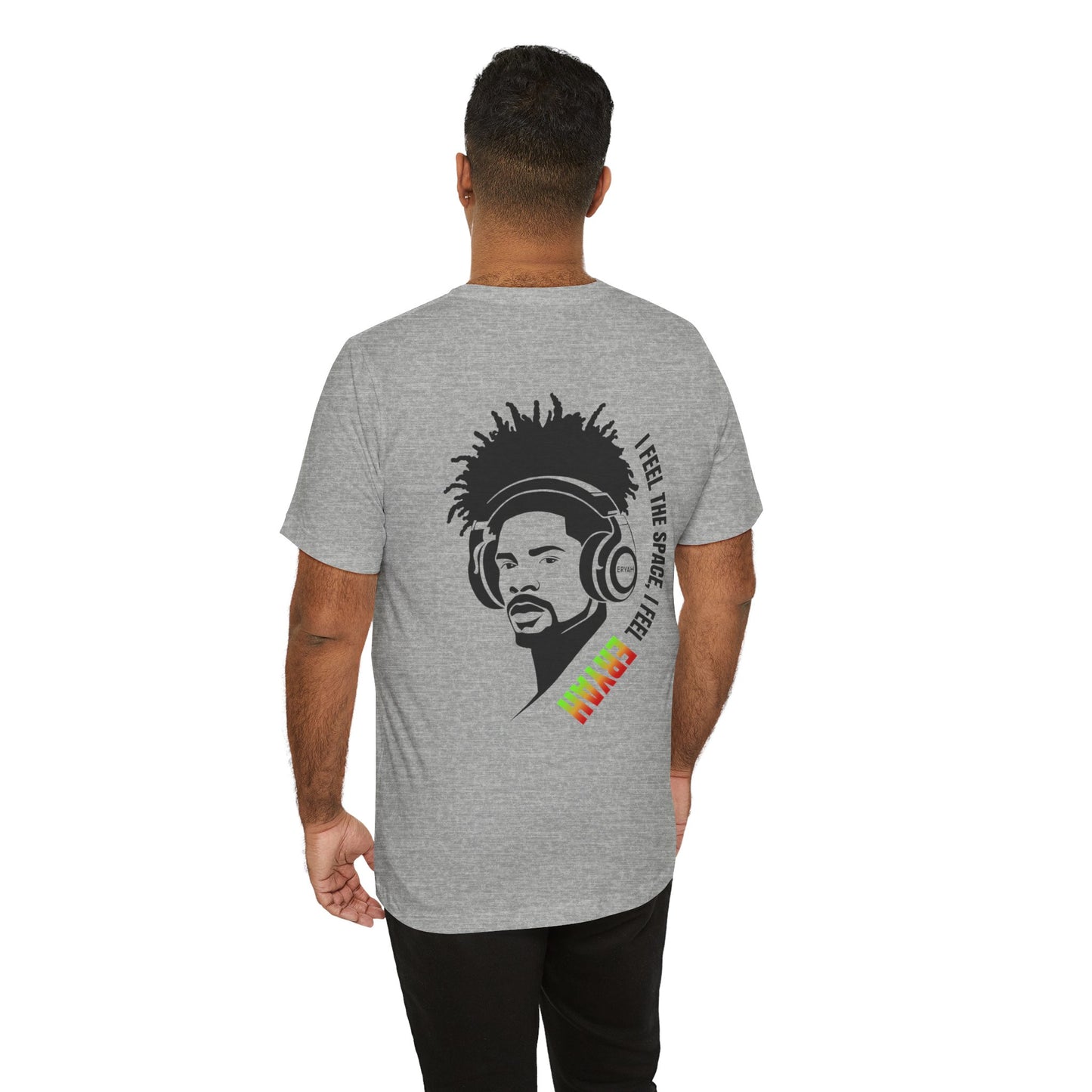 Rasta Music Headphones Tee