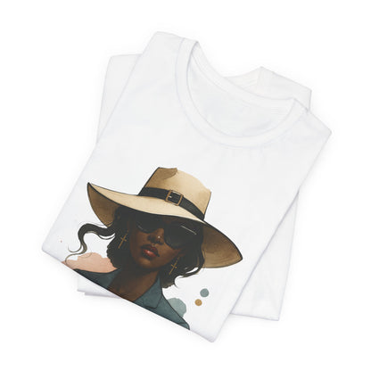 🎀 "Eryah Elegance" Portrait Tee – The Art of Mystique