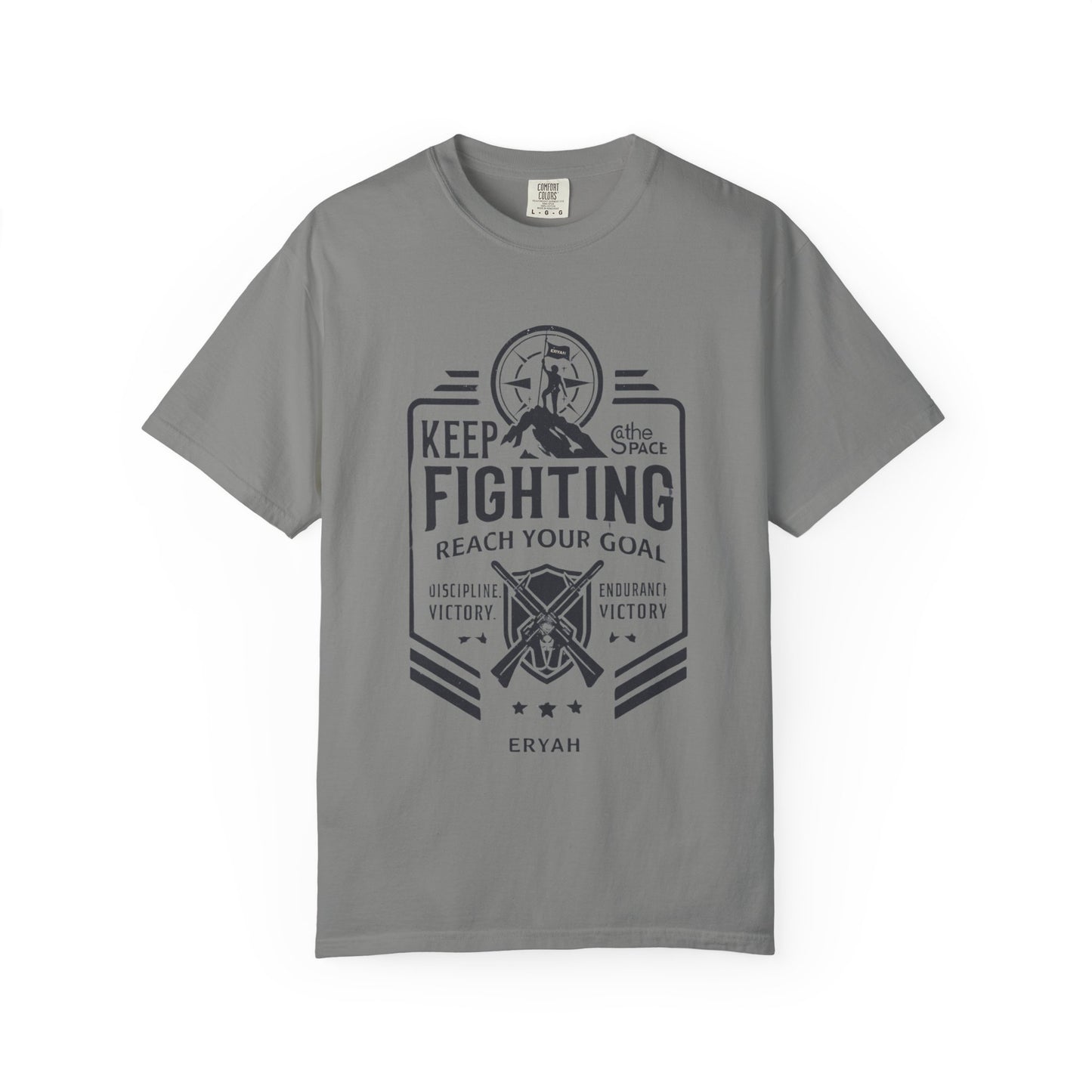 “KEEP FIGHTING” Motivational Military Tee by ERYAH