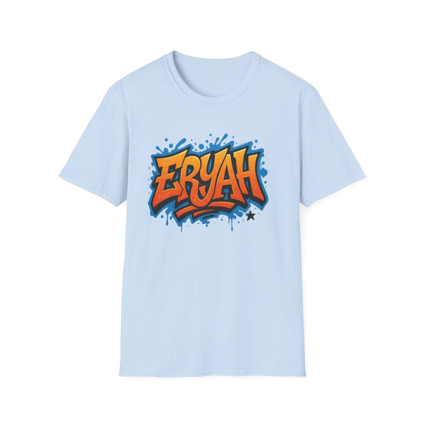 "ERYAH" Graffiti Urban – Street Art Rebellion Tee" 🎨 THIS AIN’T A SHIRT—IT’S A WALL YOU CAN WEAR 🎨