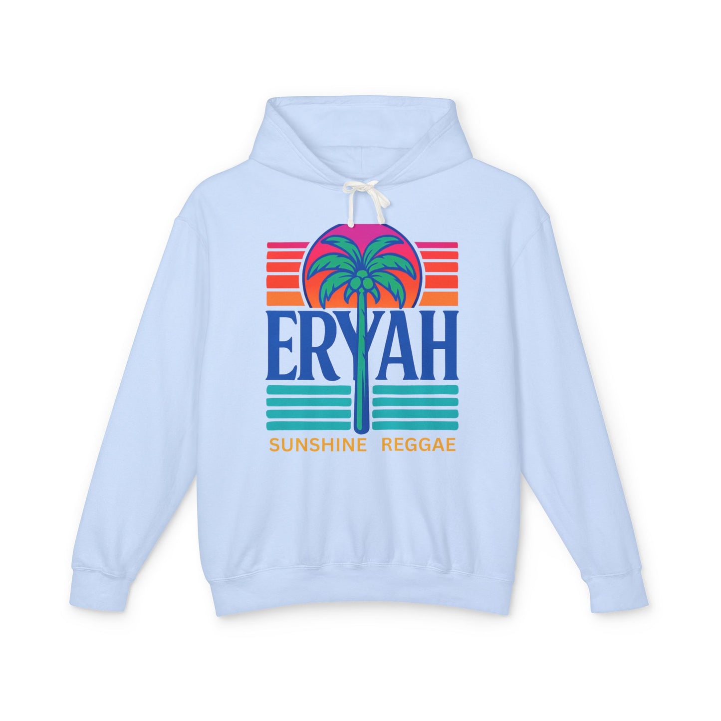 Erayh Tropical Palm Tree Lightweight Hoodie Sweatshirt - Unisex