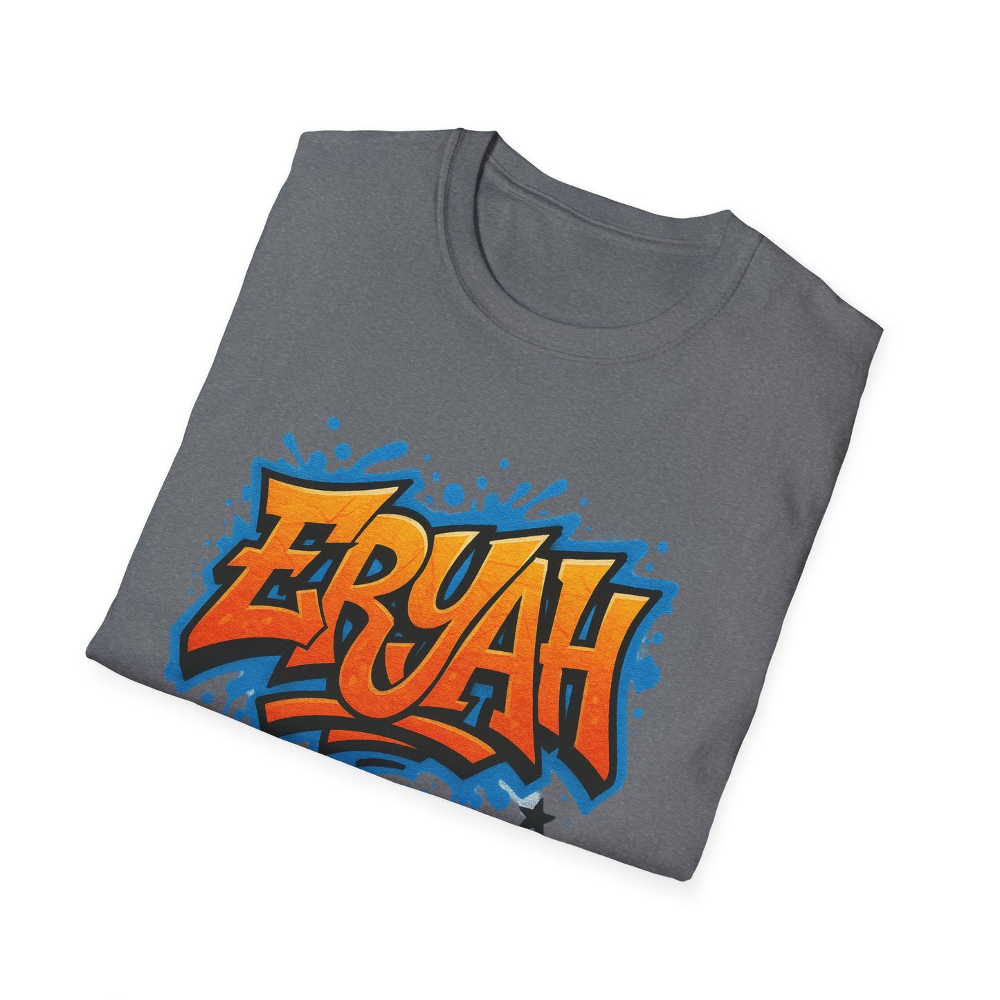 "ERYAH" Graffiti Urban – Street Art Rebellion Tee" 🎨 THIS AIN’T A SHIRT—IT’S A WALL YOU CAN WEAR 🎨