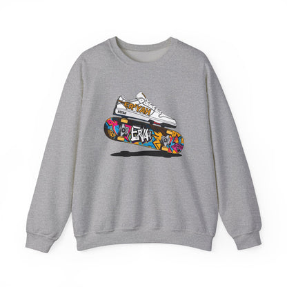 Graffiti Skateboard Sweatshirt