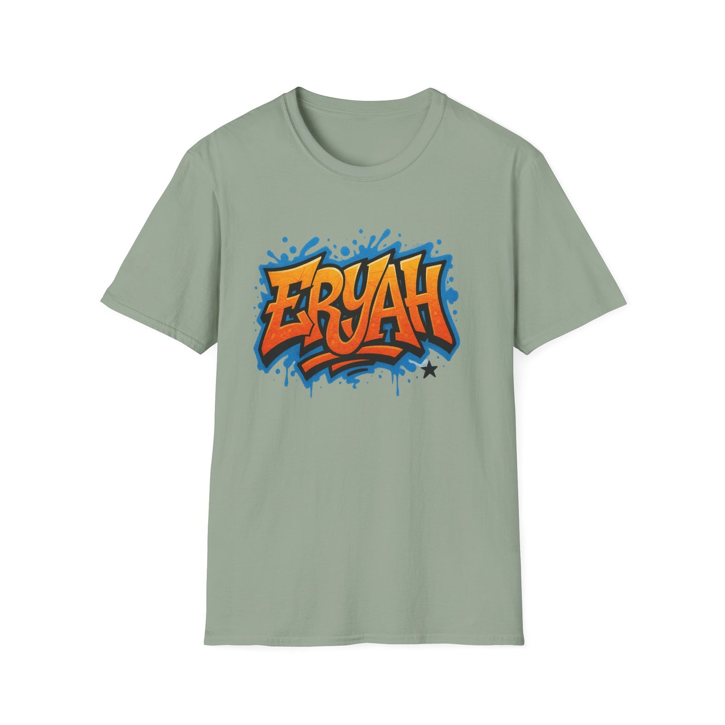 "ERYAH" Graffiti Urban – Street Art Rebellion Tee" 🎨 THIS AIN’T A SHIRT—IT’S A WALL YOU CAN WEAR 🎨