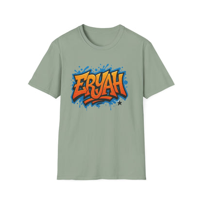 "ERYAH" Graffiti Urban – Street Art Rebellion Tee" 🎨 THIS AIN’T A SHIRT—IT’S A WALL YOU CAN WEAR 🎨