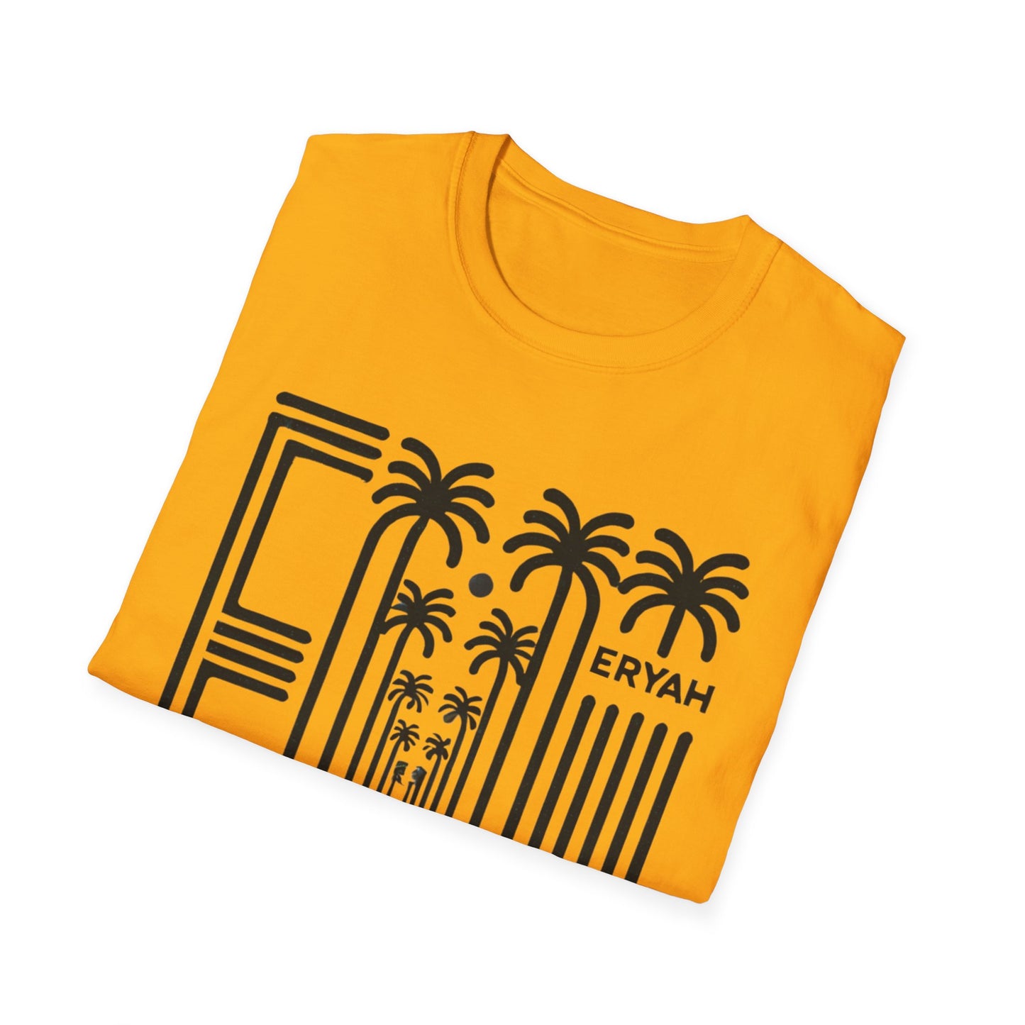 🌴 ERYAH "DESERT OASIS" PALM PATHWAY TEE — MINIMALIST WANDERLUST VIBES 🌴