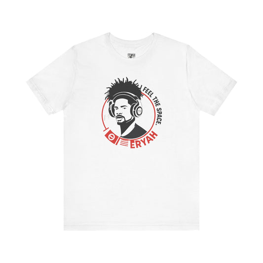 "I Feel The Space – Rasta Headphone Tee"