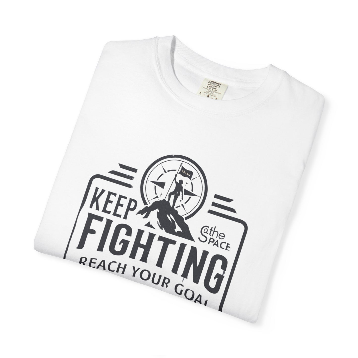 “KEEP FIGHTING” Motivational Military Tee by ERYAH