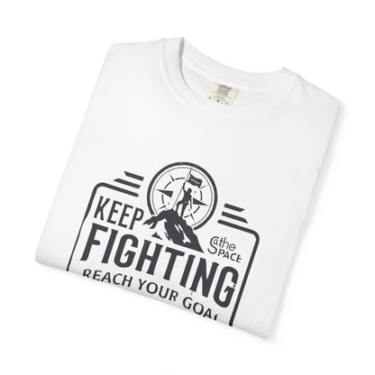 “KEEP FIGHTING” Motivational Military Tee by ERYAH