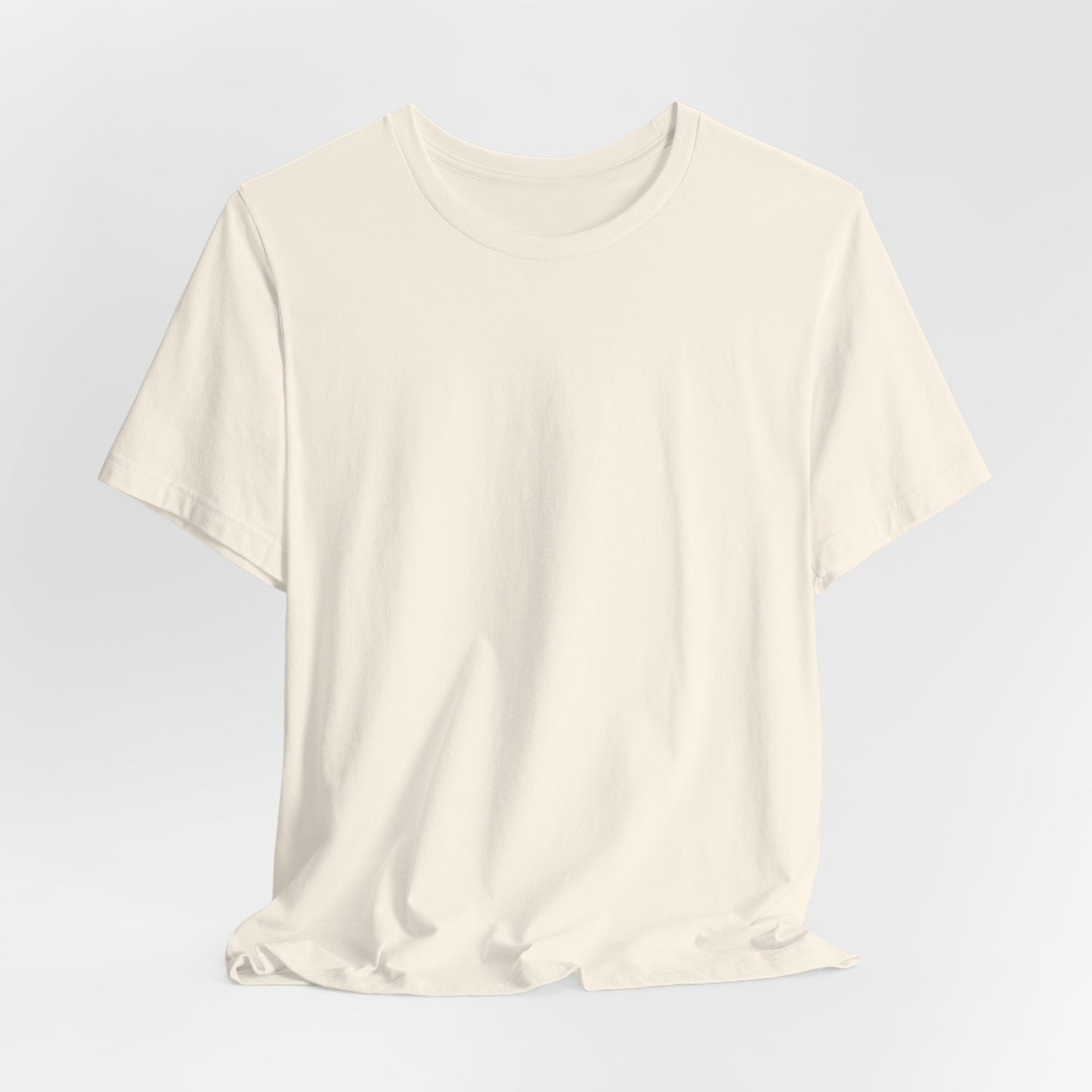 “ERYAH Off-Center Palm Tee – Minimalist Island Spirit”