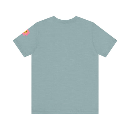 🌸 "Let It Flow" Minimalist Floral Tee – Breathe Easy, Live Lightly 🌸