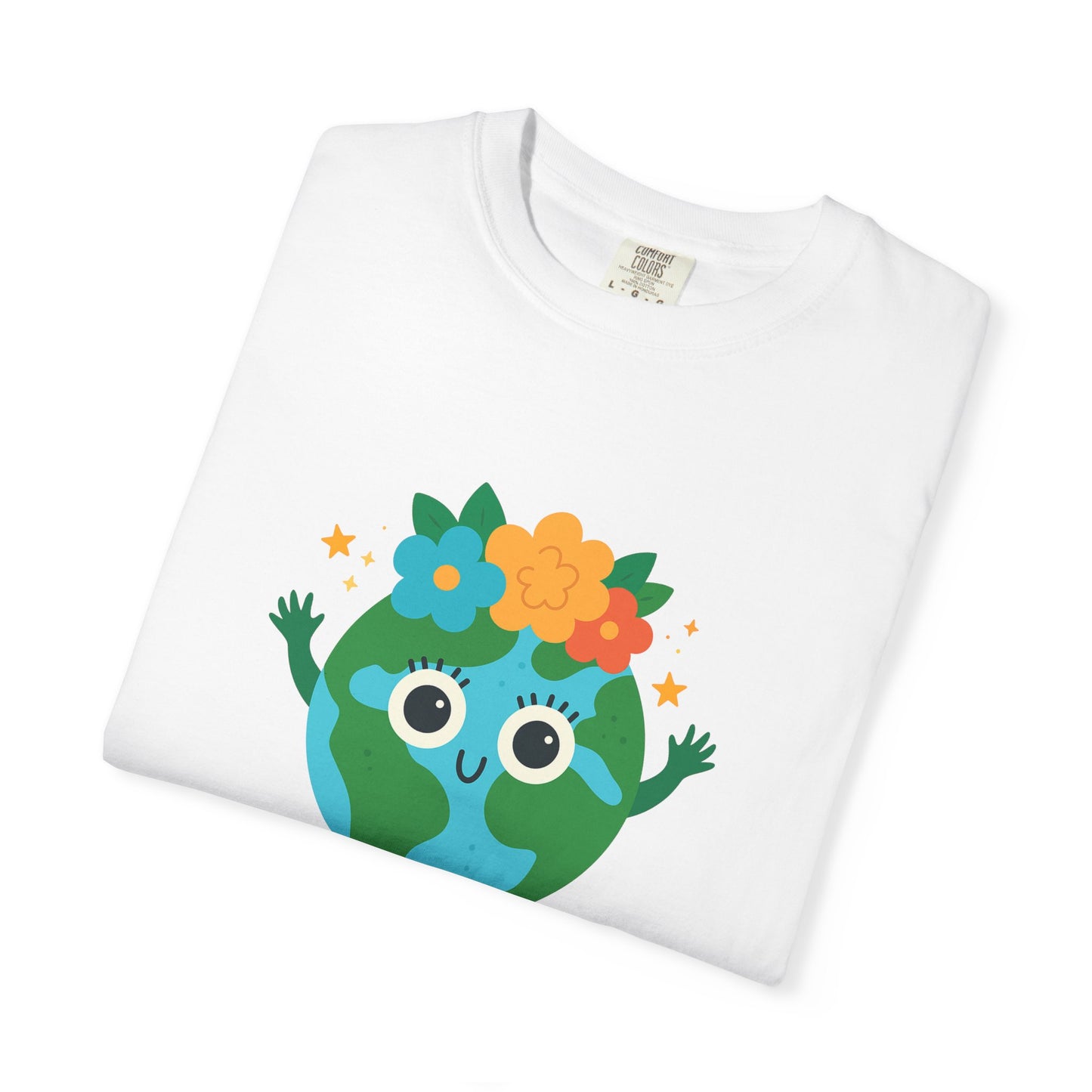 Happy Earth Day Tee - "GO GREEN" Cute Planet Design