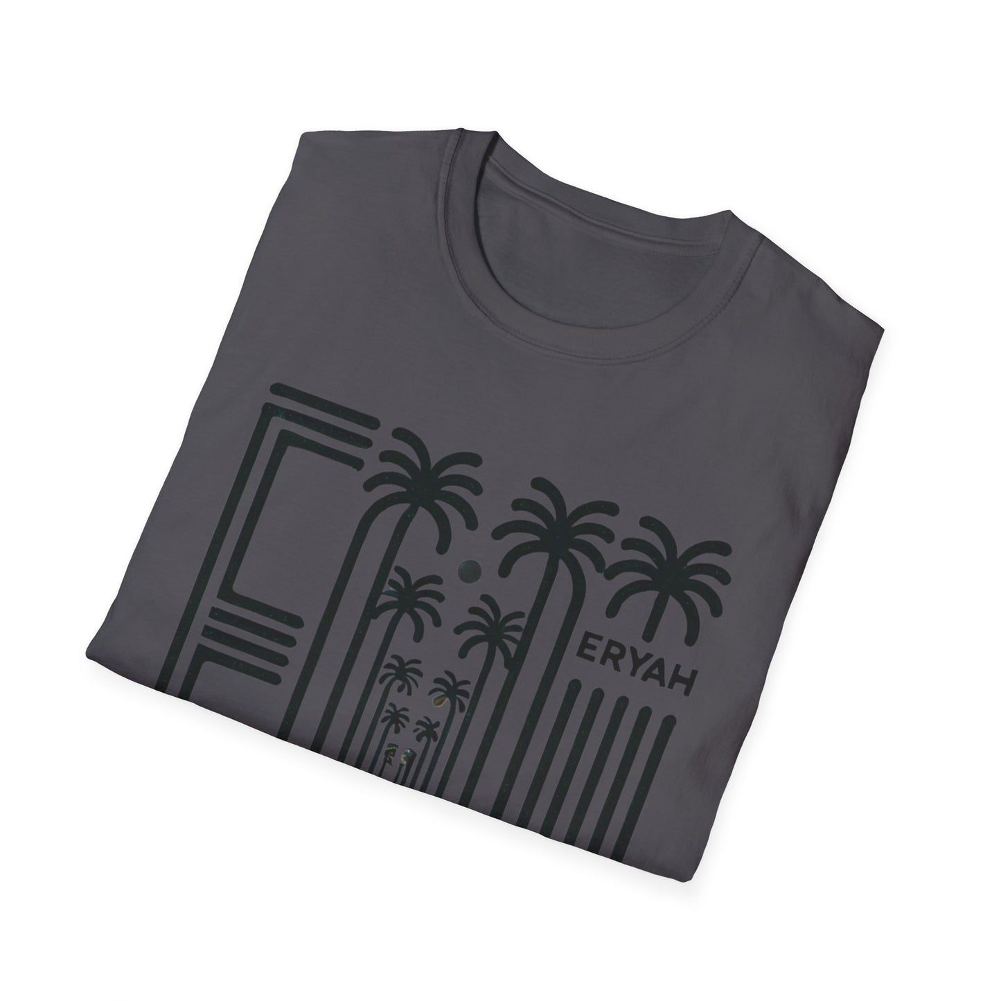 🌴 ERYAH "DESERT OASIS" PALM PATHWAY TEE — MINIMALIST WANDERLUST VIBES 🌴