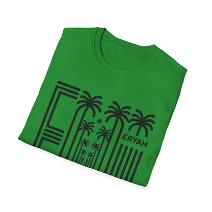 🌴 ERYAH "DESERT OASIS" PALM PATHWAY TEE — MINIMALIST WANDERLUST VIBES 🌴