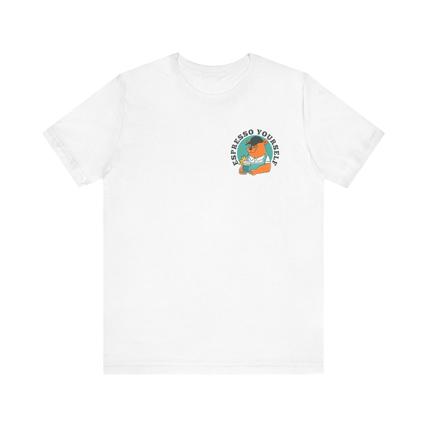 ☕ "Espresso Yourself" Bear Barista Tee - Brew-tifully You! ☕