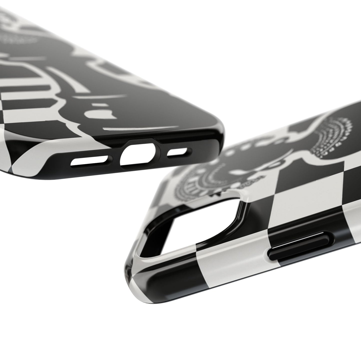 Chess Queen Phone Case, Tough Phone Cases, Stylish Accessories, Unique Gift, Geometric Design, Black and White Aesthetic