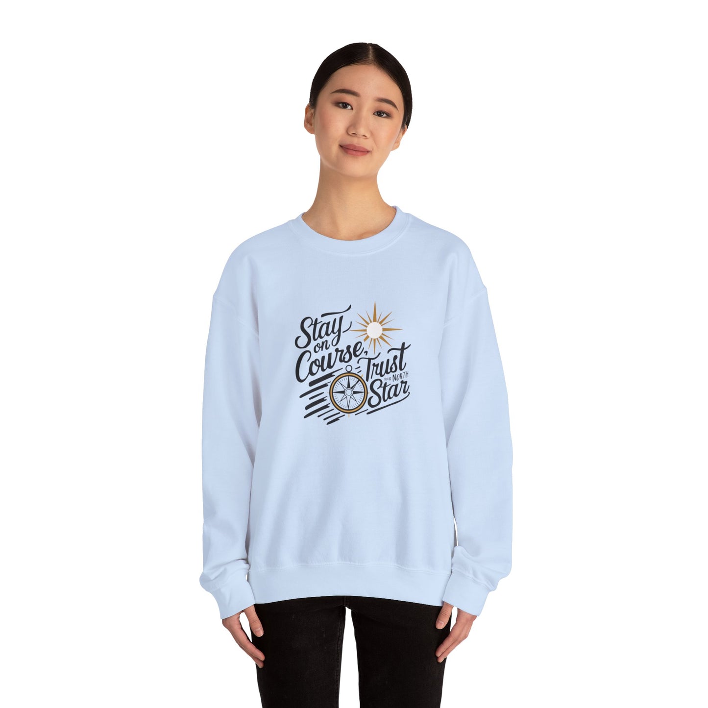 North star Sweatshirt | Cozy Unisex Crewneck | Inspirational Gift | Casual Wear | Reminder | Perfect for All Occasions
