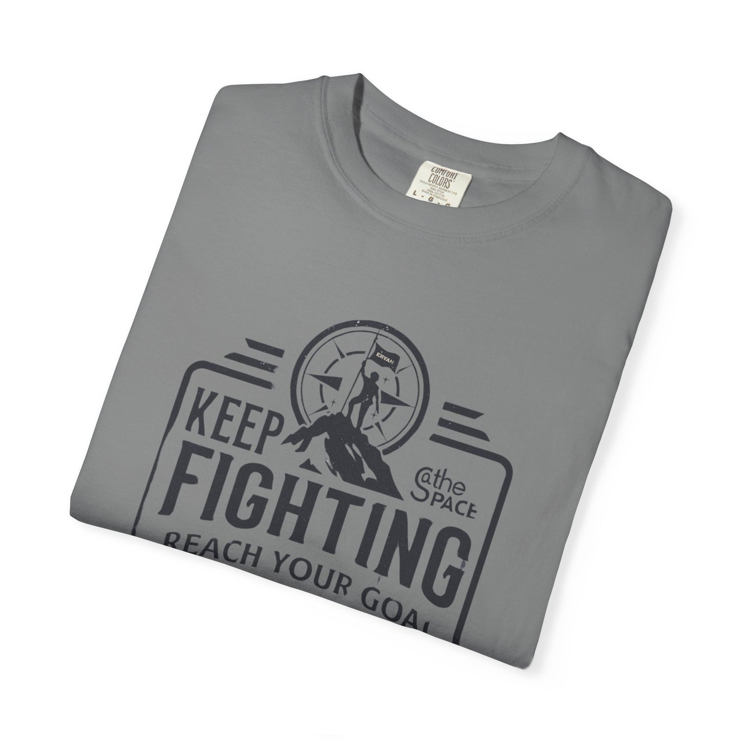 “KEEP FIGHTING” Motivational Military Tee by ERYAH